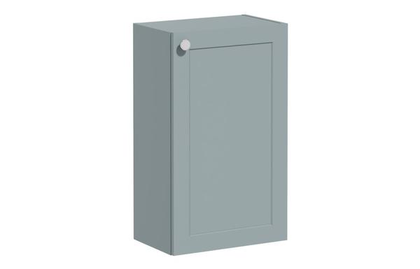 VitrA Root Classic 40cm 1 Door Slim Lower/Base Unit (RH Hinge) - Matt Fjord Green